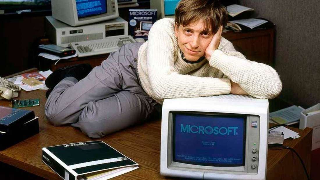 Bill Gates war schon immer in Computer verliebt.