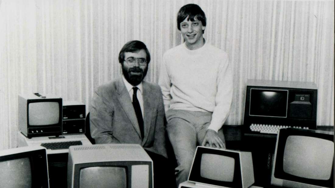 Paul Allen und Bill Gates im Jahre 1981.