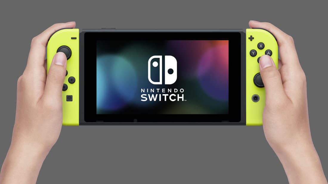 Die Nintendo Switch ist eine hybride Spielkonsole aus Japan.