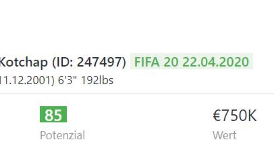 FIFA 20: Die besten Talente für den Karrieremodus und wie man sie kauft.