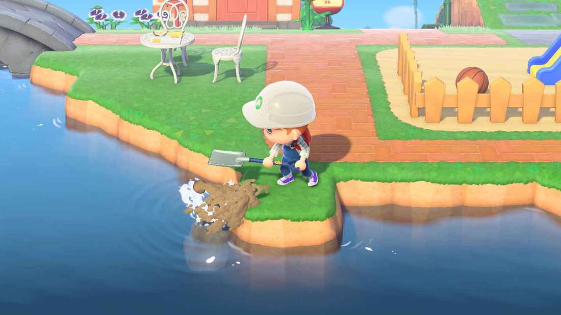 Oftmals verbrachte man Stunden mit dem Terraformen bei Animal Crossing New Horizons