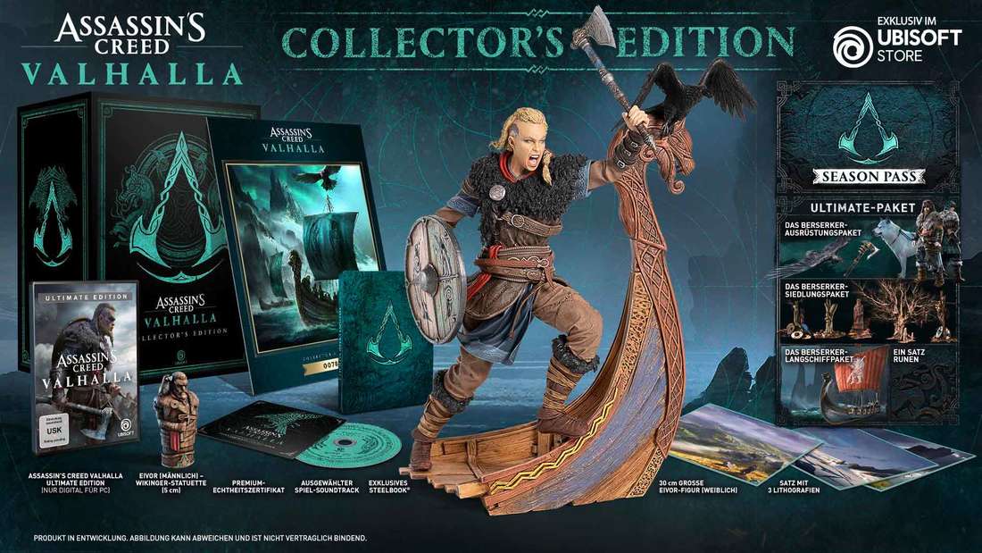 In der Assassin's Creed Valhalla Collector Edition erhält man eine Statur von Eivor