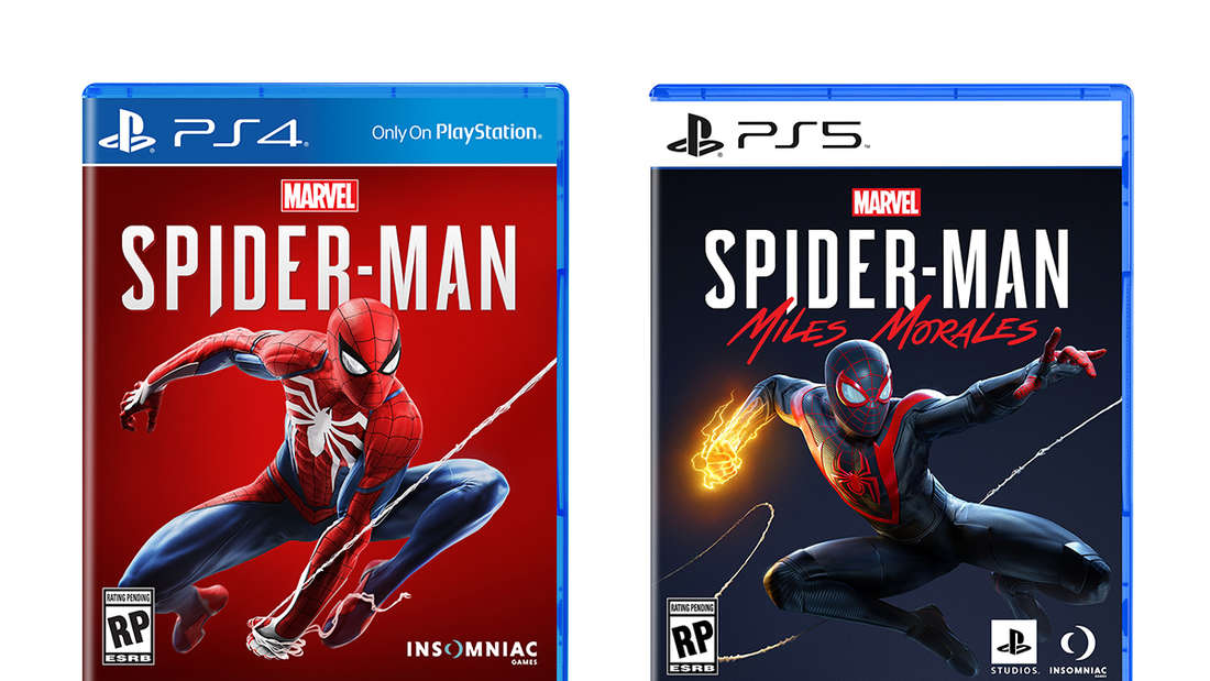 Spider-Man Miles Morales Vergleich PS5 Spiele-Verpackung Insomniac Sony