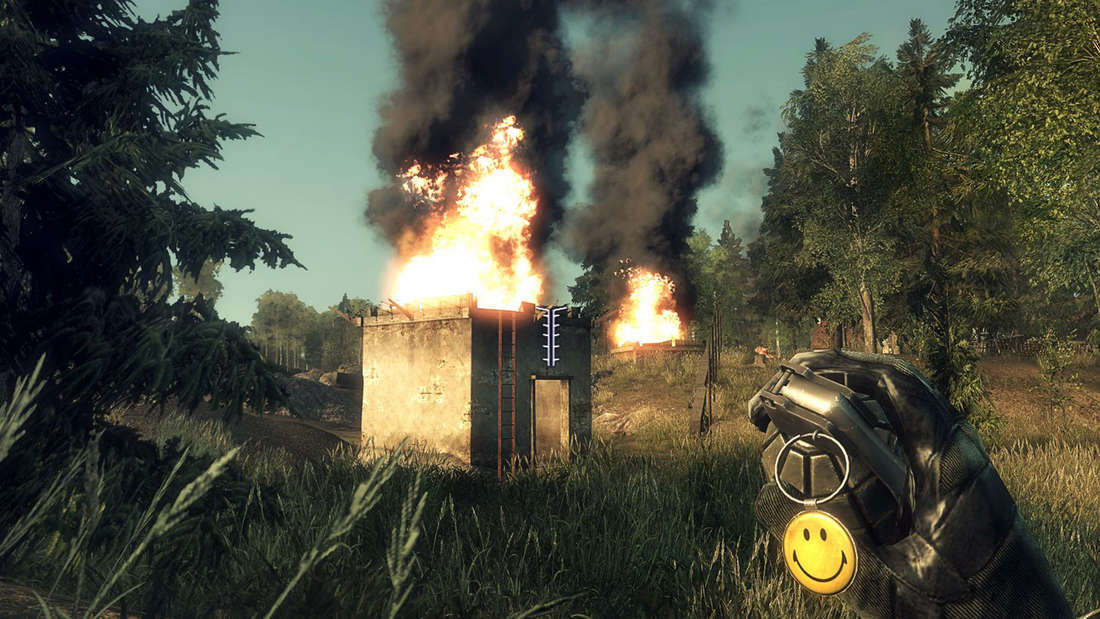 battlefield bad company granate explosion wald