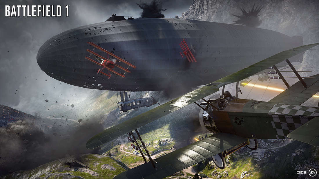 Battlefield 1 Behemoth Zeppelin Kampfflugzeug