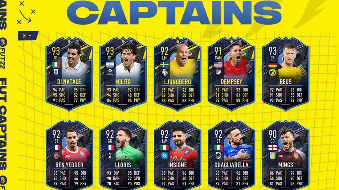 FIFA 22：FUT Captains Promo-詳細解釋的新活動和所有球員