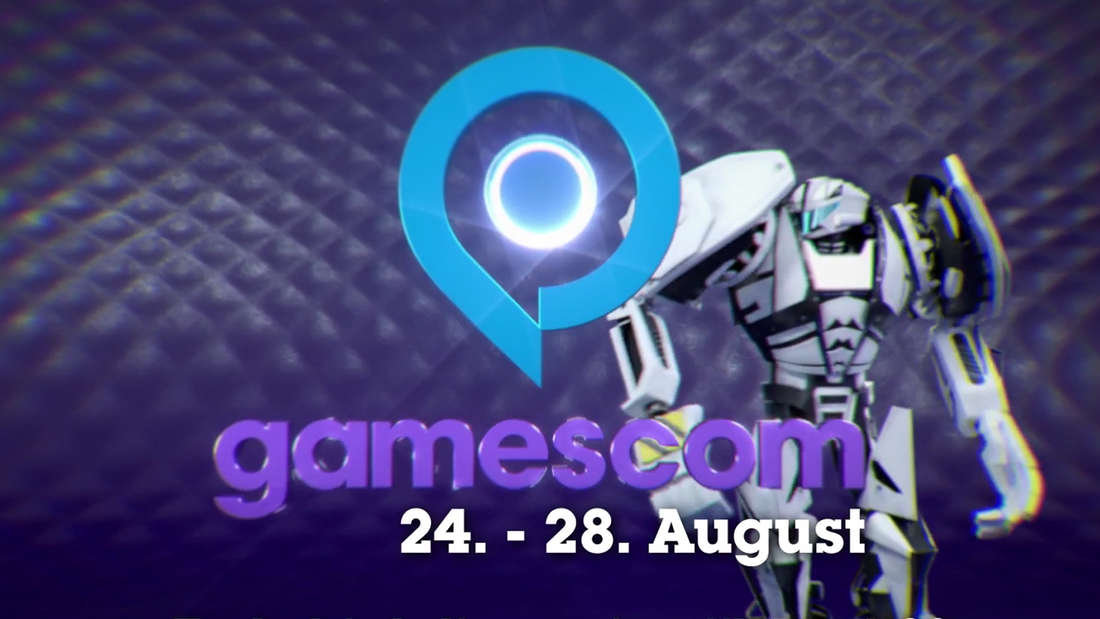 Gamescom Logo mit Datum für Messe 2022