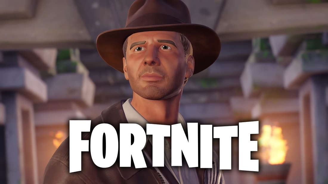 Fortnite Screenshot von Indiana Jones aus Season 3 Gameplay Trailer