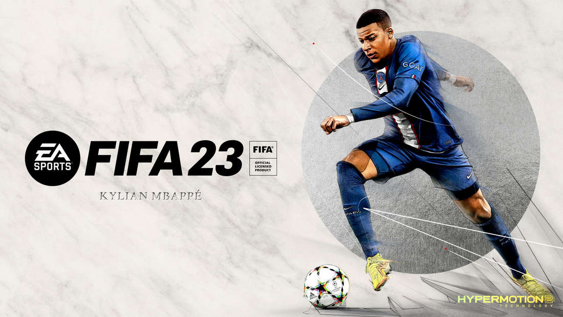 Cover von FIFA 23 mit Kilian Mbappe