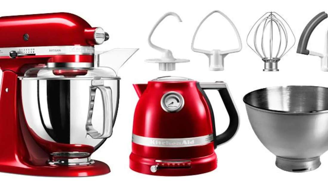 KitchenAid Küchenmaschine »5KSM175PSECA LIEBESAPFEL-ROT« inklusive Zubehör