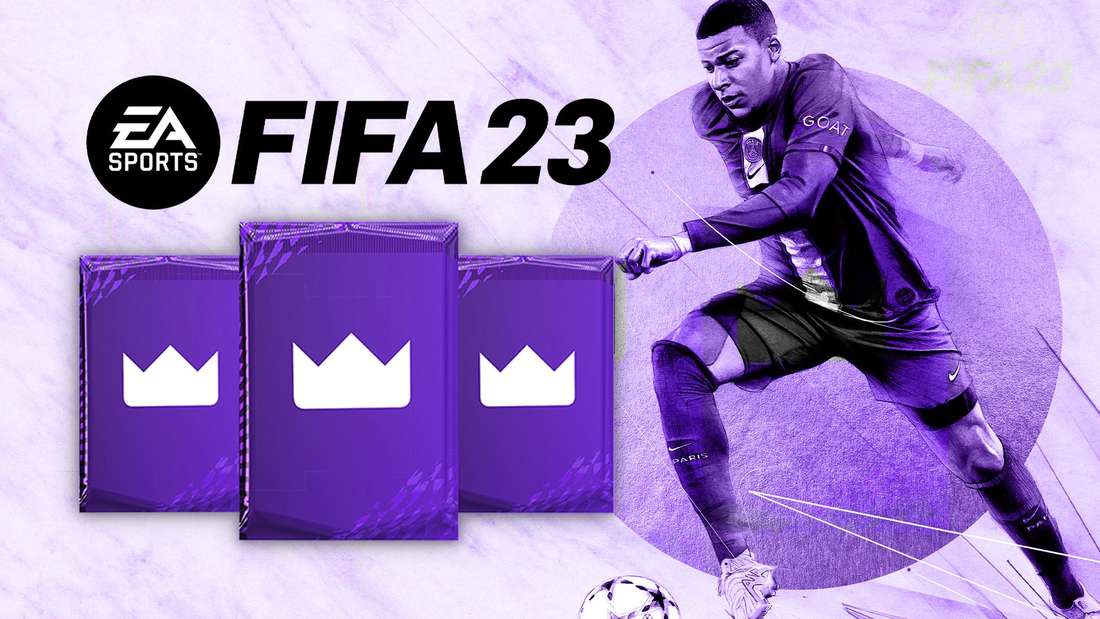 Mbappe und drei FIFA 23 Prime Gaming Packs