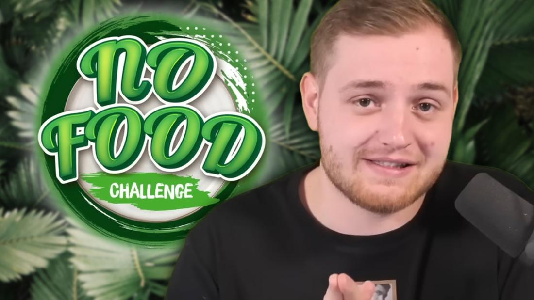 Twitch-Streamer Trymacs. Daneben das lego zur No Food Challenge