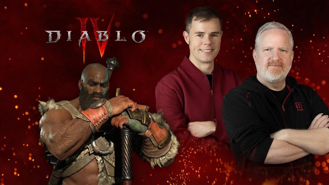 Joe Shely, der Game Director von Diablo 4, und Rod Fergusson, der General Manager von Diablo