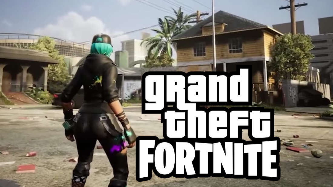 Fortnite Charakter in Grove Street aus GTA 5