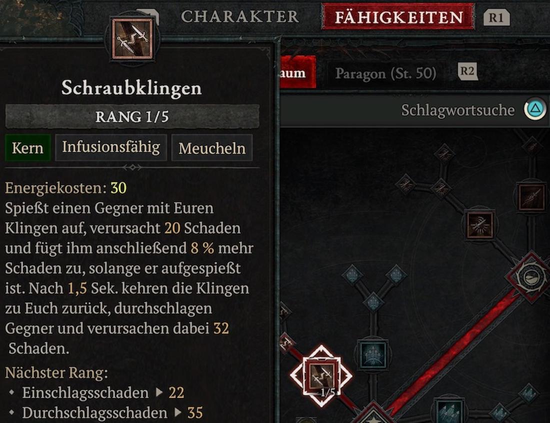 Diablo 4: Schraubklingen (Twisted Blades) des Jägers