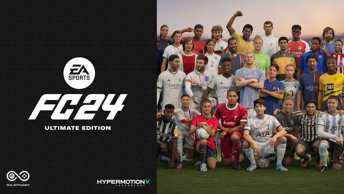 EA Sports FC 24公開的遊戲封面