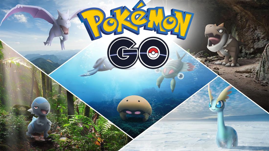 Verschiedene Pokémon aus dem Mobile-Spiel „Pokémon GO“