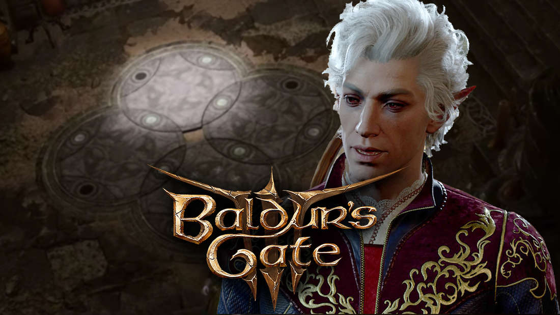 Astarion vor Steinplattenrätsel in Baldur‘s Gate 3