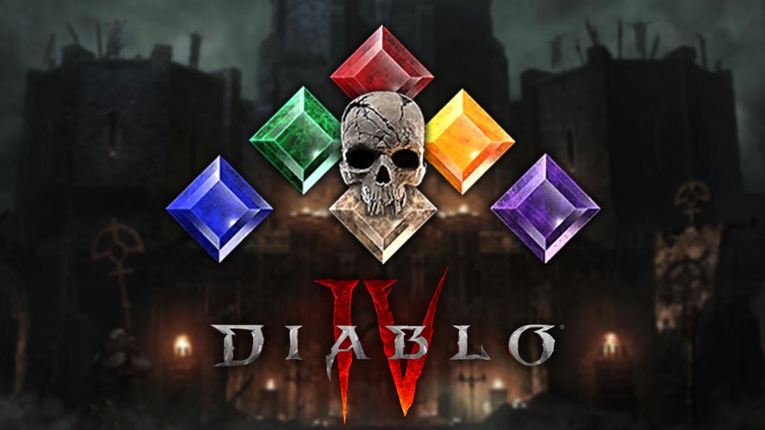 Diablo 4 Edelsteine und Schädel aufwerten