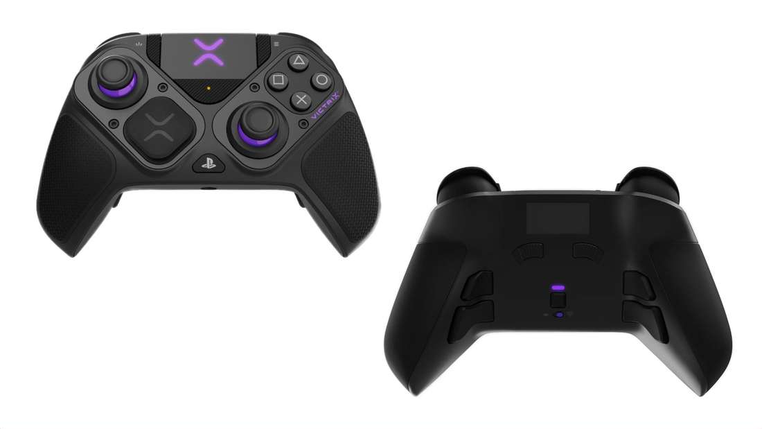 Victrix Pro BFG – die Forder- und Rückseite des Controllers