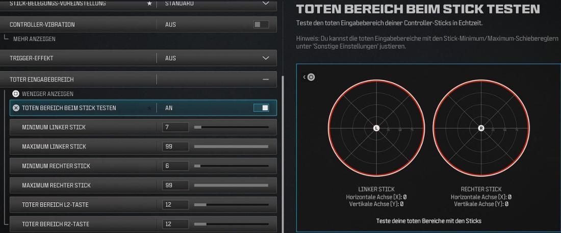 MW3: Toter Bereich einstellen im neuen Call of Duty hilft älteren Controllern.