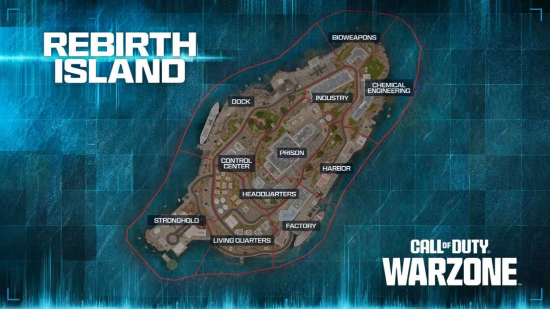 Warzone: Rebirth Island in Season 3 von Call of Duty.