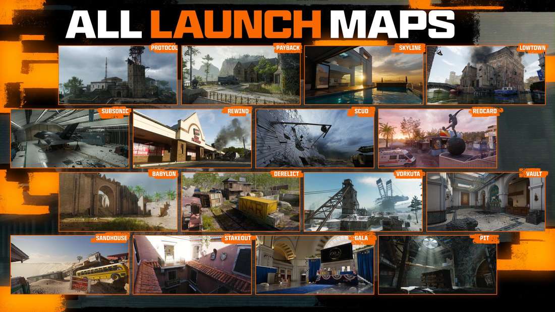 Alle Black Ops 6 Maps beim Release