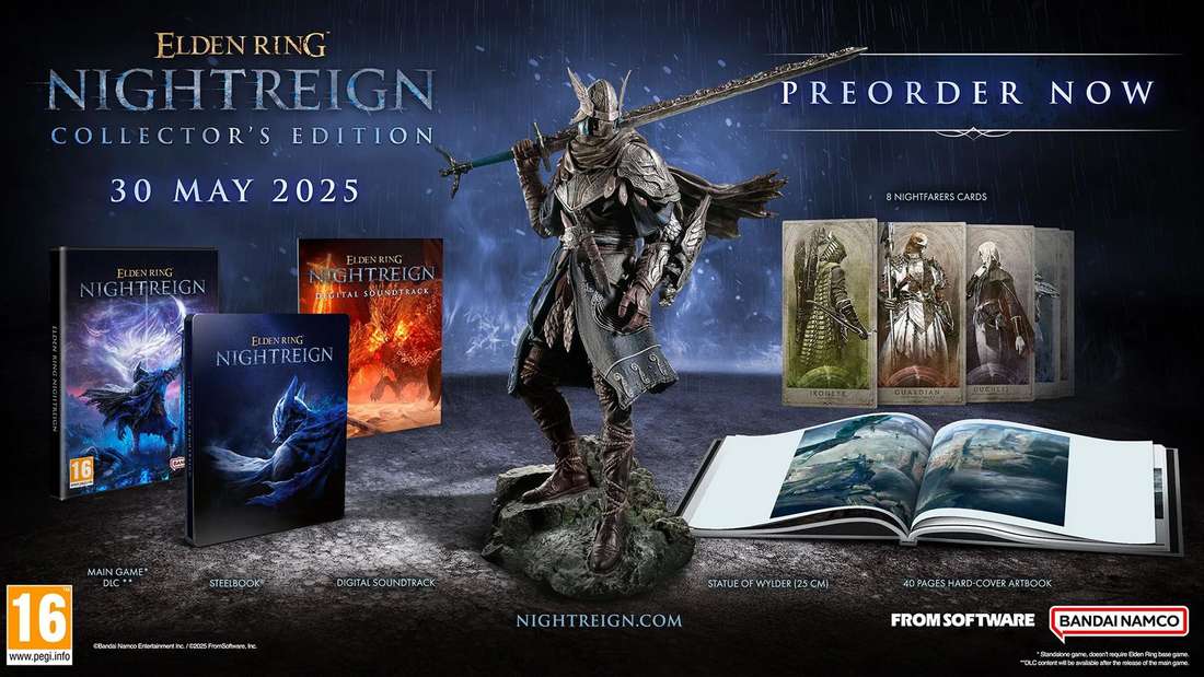 Die Collector‘s Edition von Elden Ring Nightreign