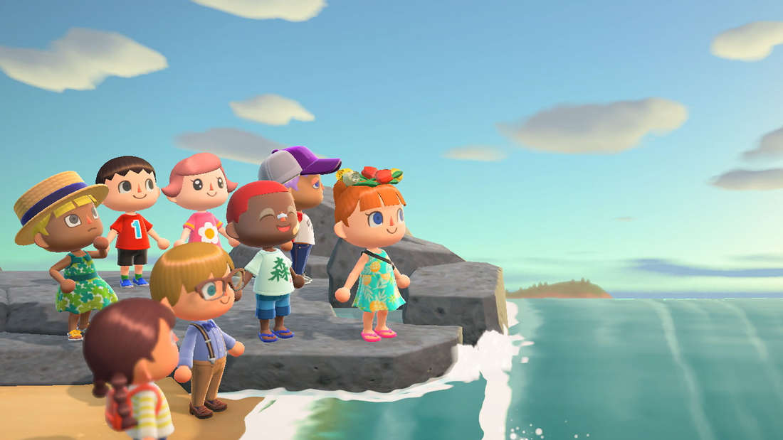 Mit bis zu 7 Freunden kann man bei Animal Crossing: New Horizons spielen.